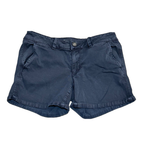 American Eagle 🦅 Outfitters Black Cotton Blend Stretch Jean Shorts Women Size 4